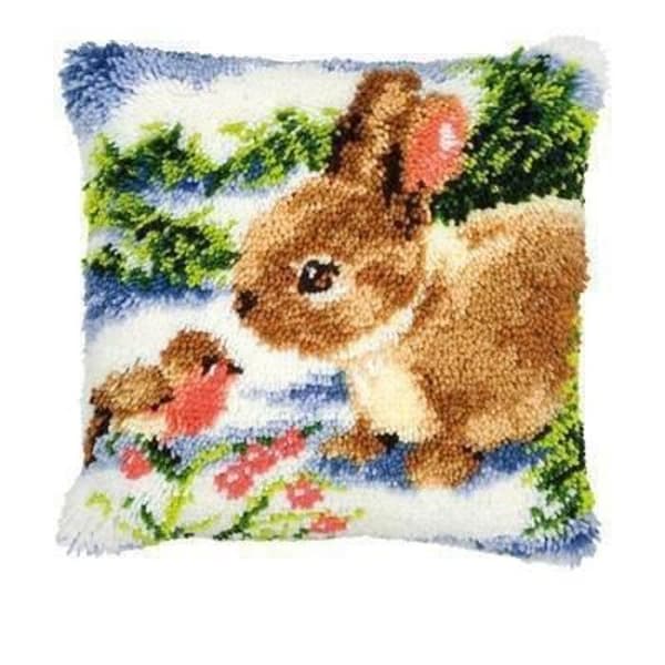Lockstitch dyna kit Rabbit&amp;bird in snow 2560\3536