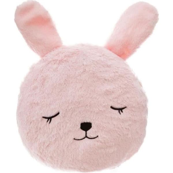 Kudde - Atmosphera för barn - Kanin - 27cm - Rosa - Imiterad päls