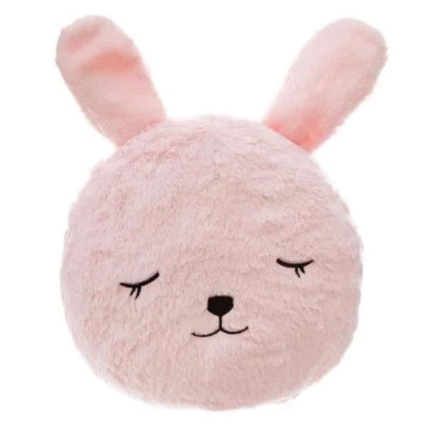 Kudde - Atmosphera för barn - Kanin - Rund - 27cm - Rosa