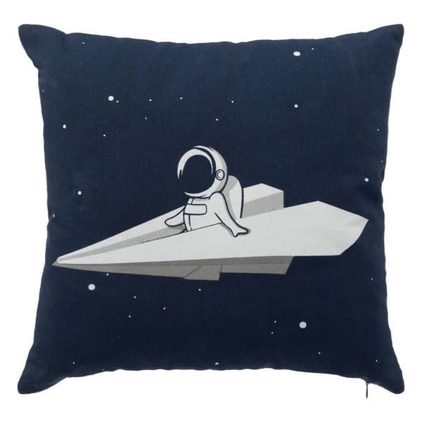 Bäddkudde barn "Espace" 40x40cm mörkblå - Atmosphera inredningsdesigner - Blå