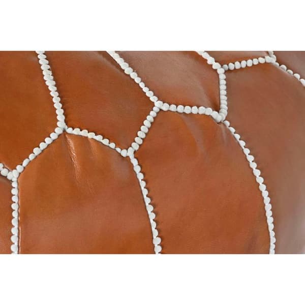 Kudde - DKD Home Decor - Loft - Polyester - Läder - 50x50 cm