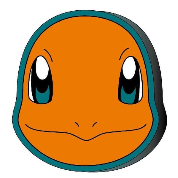 Kudd - Educa Borras - Charmander 3D - Orange/Svart - Inomhus - Barn