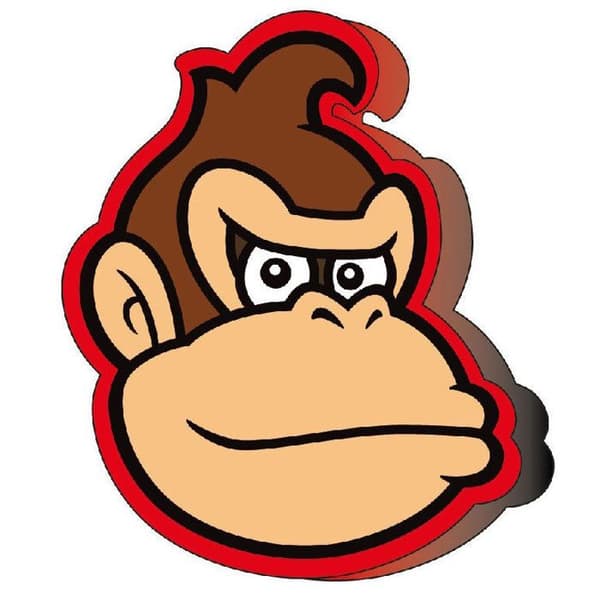 Coussin 3D Nintendo Super Mario Bros Donkey Kong