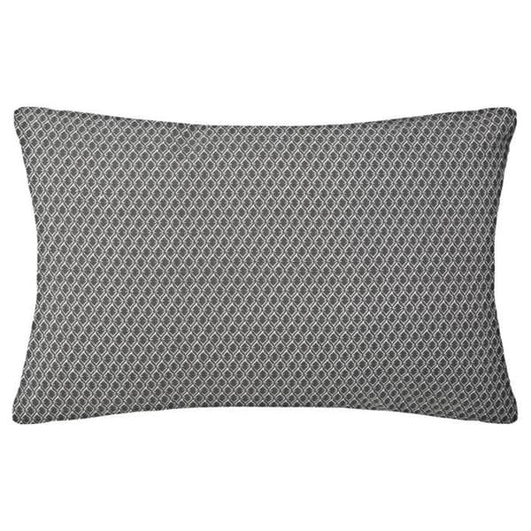 Kudde - ottomönster - bomull - grå - 30X50 cm - Grå - Atmosphera inredningsarkitekt