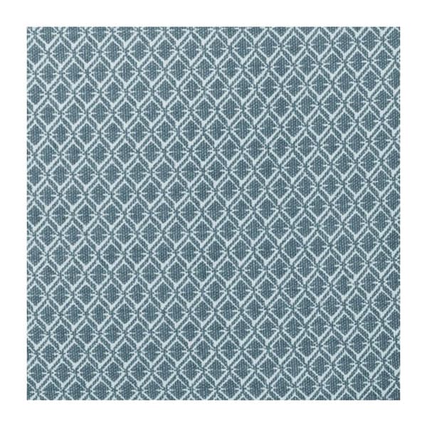 Kudde - ottomönster - bomull - ankblå - 30x50 cm - Ankblå - Atmosphera inredningsarkitekt