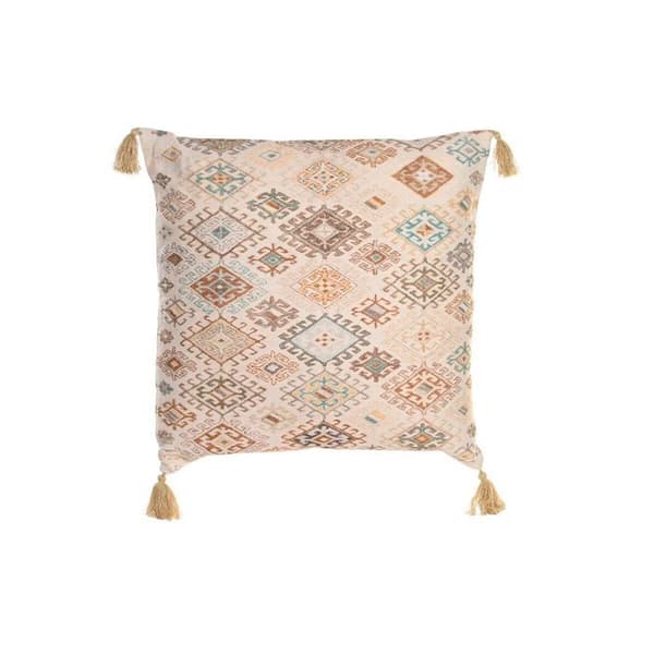 beige diamantkudde 60 x 20 x 60 cm