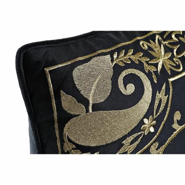 svart guldkudde 45 x 10 x 45 cm arabiska