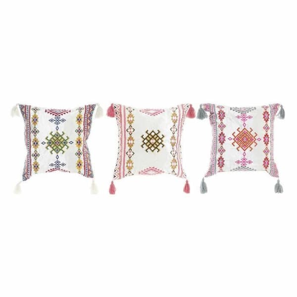 kudde 8424001817528 Arabisk flerfärgad 40 x 10 x 40 cm fransar (3 stycken)