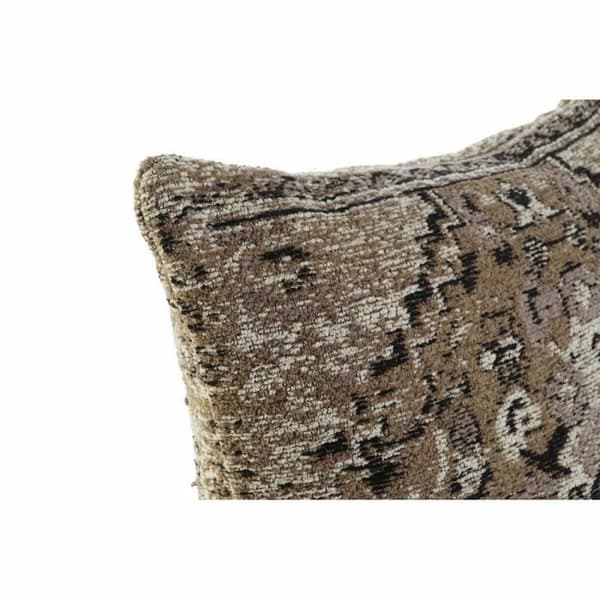 kudde svart brun 45 x 12 x 45 cm vit