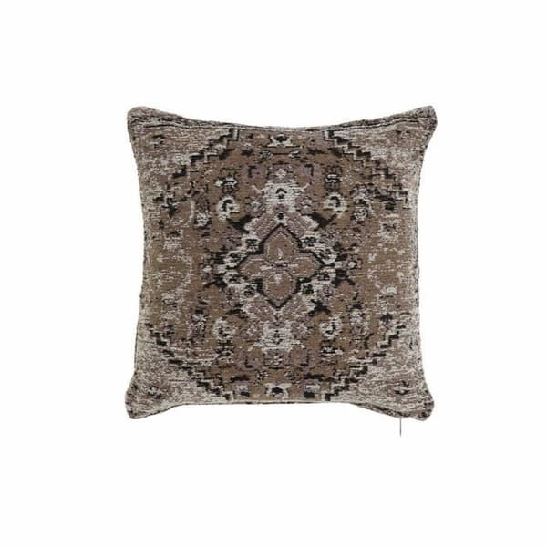 kudde svart brun 45 x 12 x 45 cm vit