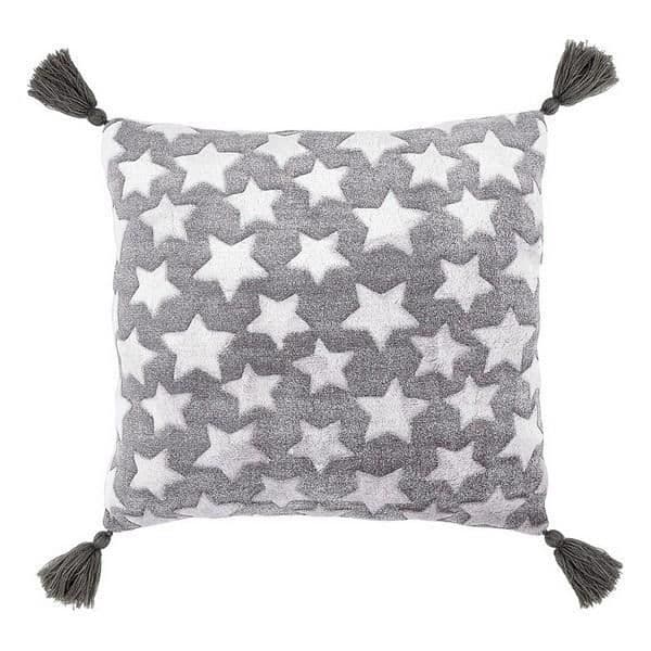 Kudde - 119628 - Stjärnor - 40x40 cm - Mörkblå - 100% Polyester