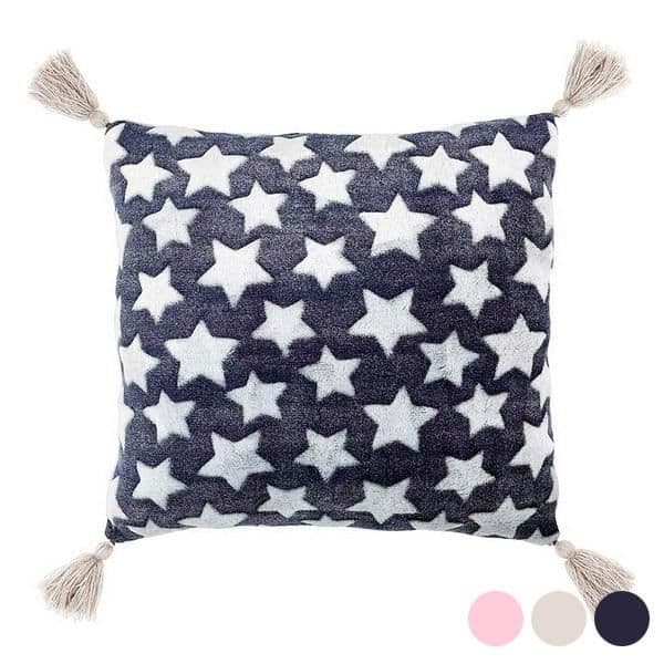 Kudde - 119628 - Stjärnor - 40x40 cm - Mörkblå - 100% Polyester