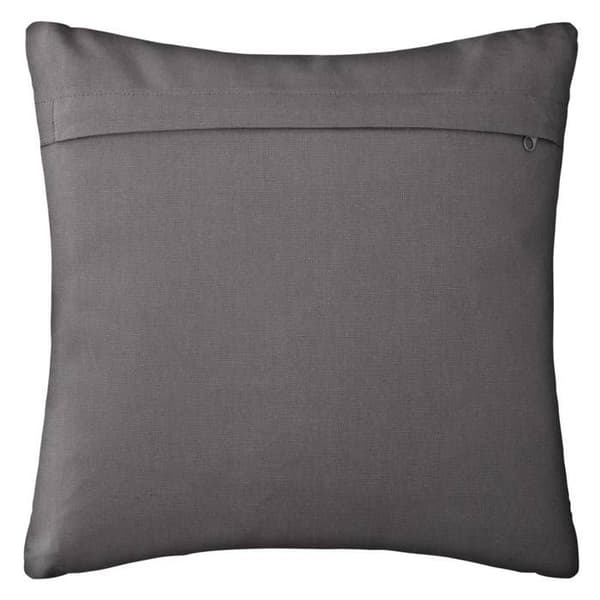 Kudde - ottomönster - bomull - grå - 38x38 cm - Grå - Atmosphera inredningsarkitekt