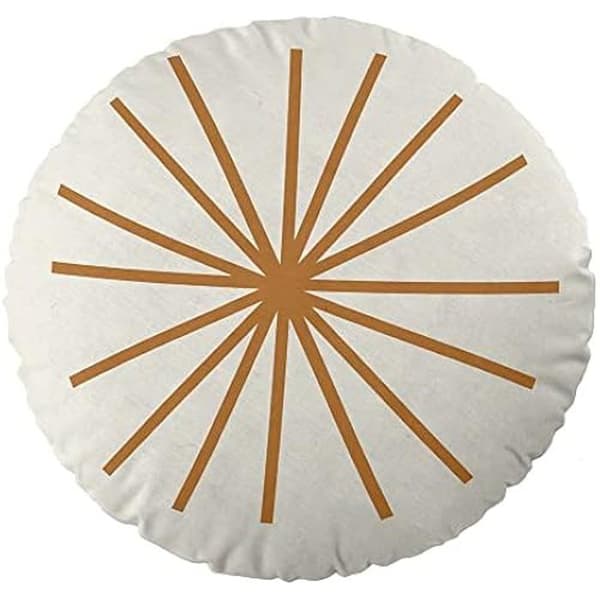 HACIENDO EL INDIO Lady Snow Cushion (40 cm) - Flerfärgad - Rund - Inomhus