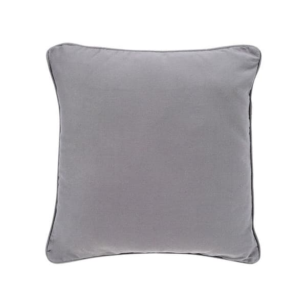 Kudde - BigBuy Home - Fyrkantig - Bomull - Grå - 45x45 cm - Avtagbar