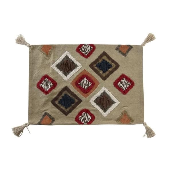 kuddfodral 60 x 1 x 40 cm flerfärgad lugg