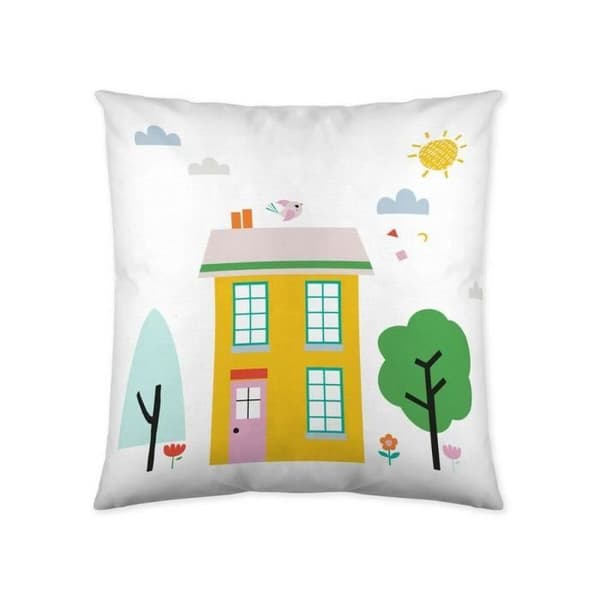 kuddfodral citronband trafik (50 x 50 cm)