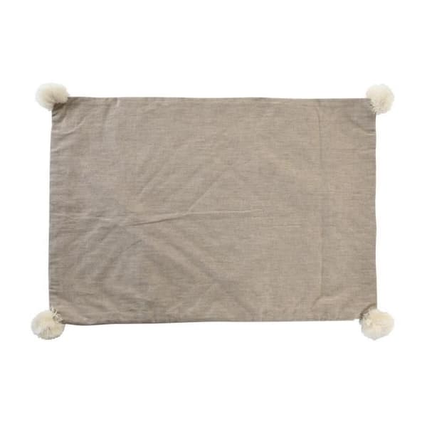kuddfodral 60 x 1 x 40 cm grå