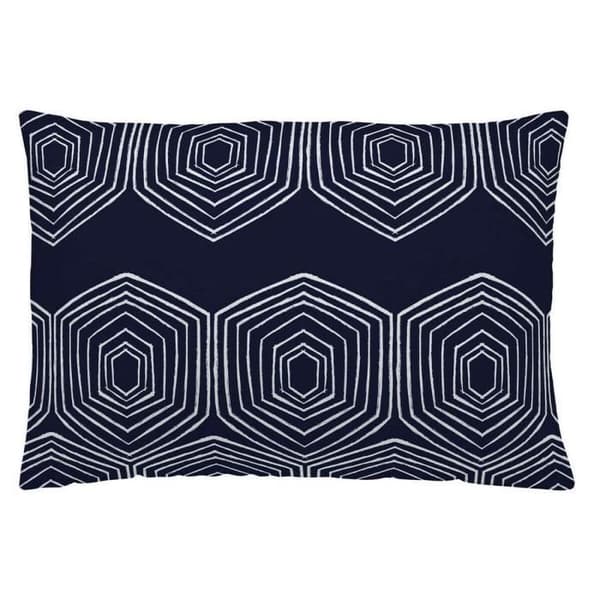 kuddfodral naturblå mand (50 x 30 cm)