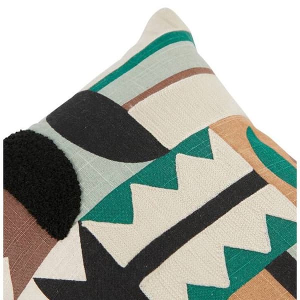 Broderad kudde "Malakite" grön 30x50cm - Atmosphera inredningsskapare - Grön