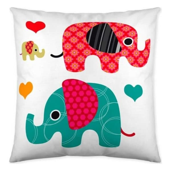 kuddfodral icehome elefant (60 x 60 cm)