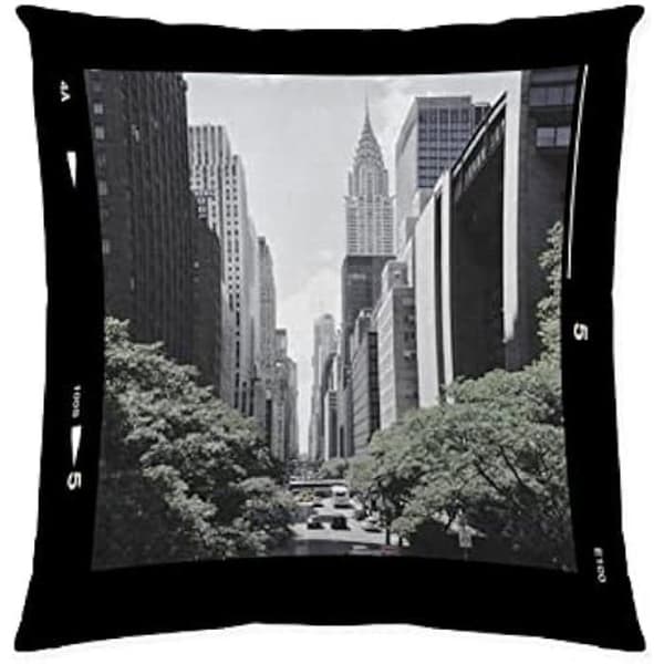 NATURALS Downtown fyrkantigt kuddfodral - 50 x 50 cm - 100 % bomull - Vändbart