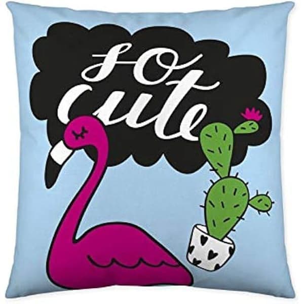 Kuddfodral - Couture - Coola ikoner - 50 x 50 cm - Flerfärgad - Inomhus