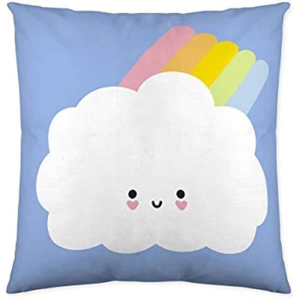 Kuddfodral - COOL KIDS - Rosett - 50 x 50 cm - Flerfärgad - Barnstil