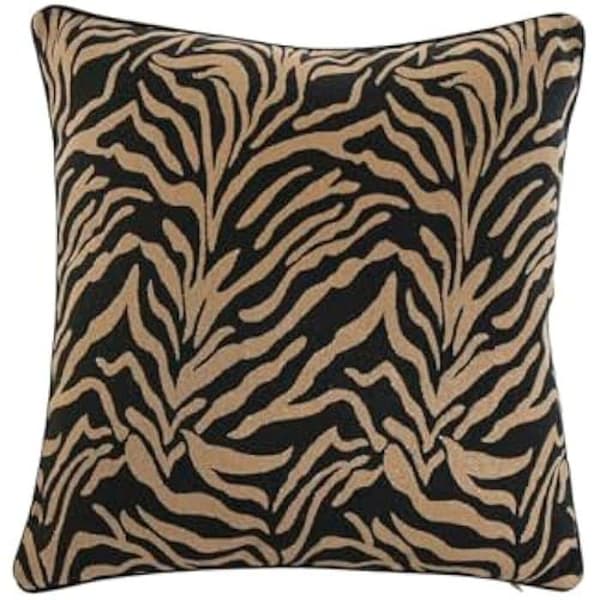 Kudde - HOME ESPRIT - Gyllene svart - 45 x 15 x 45 cm - Flerfärgad - Inomhus