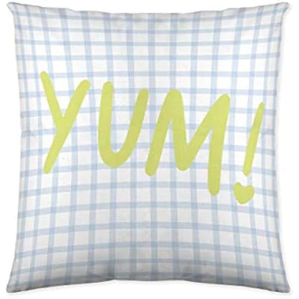 Kuddfodral - COOL KIDS - Citron - 50 x 50 cm - Flerfärgad - Barnstil