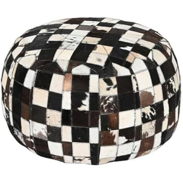 Kudde - DKD HEMINNREDNING - Standard - Brun och krämfärgad - 48 x 35 x 48 cm - Inomhus
