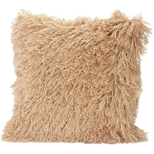 Kudde - PRESENTDEKOR - Beige - 45 x 45 cm - 6 enheter - Bomull Polyester - Casual