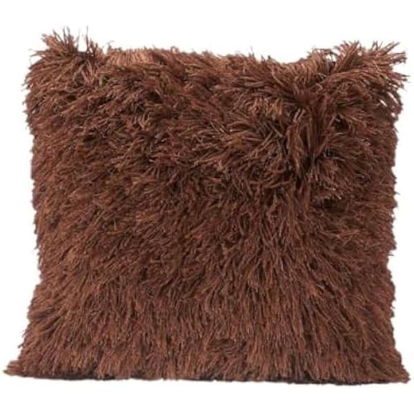 Kudde - PRESENTDEKOR - Brun - 45 x 45 cm - 6 enheter - Flerfärgad - Casual