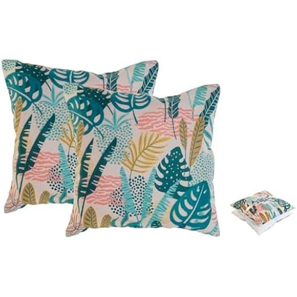 Kuddar - HOME ESPRIT - Selva - Flerfärgad - 45 x 45 cm - 2 enheter