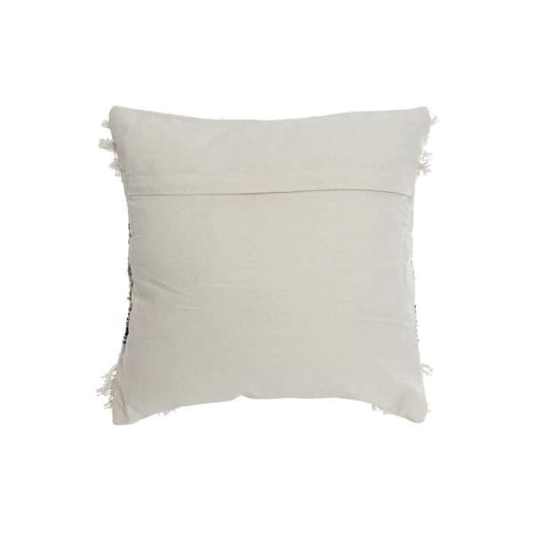 kudde svart beige 45 x 10 x 45 cm boho