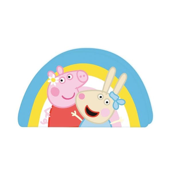 Coussin Herding Peppa Pig Konturkudde, ca. 35 x 25 x 5 cm, polyester, formad kudde, Twin