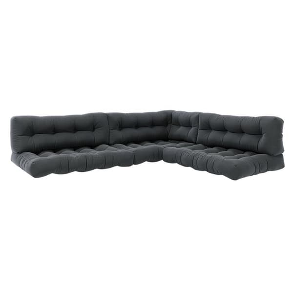 Vicco Flocken pallkuddset, antracit, 7 fack