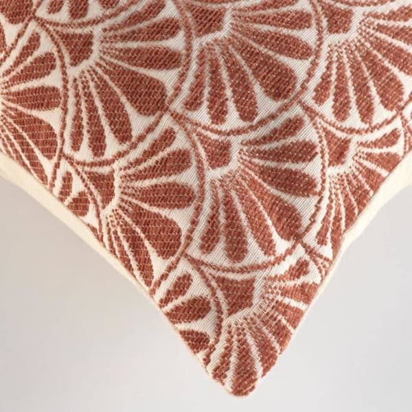 Kuddeöverdrag Jacquard "Echo" 40x40cm Terrakotta