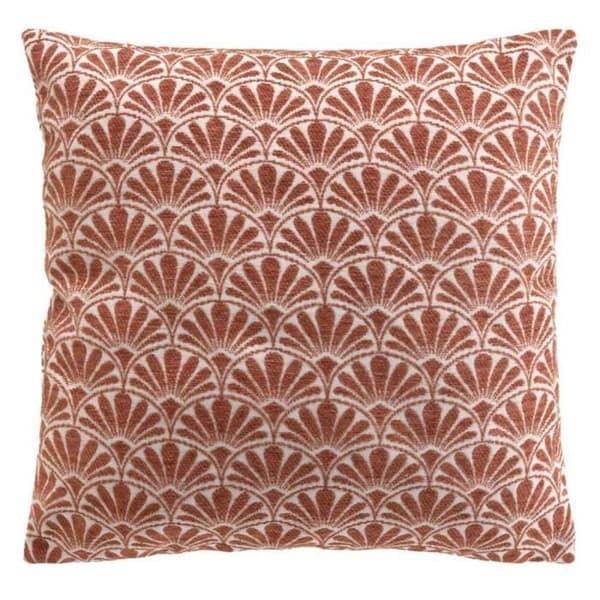 Kuddeöverdrag Jacquard "Echo" 40x40cm Terrakotta