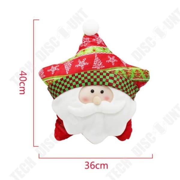 TD® Ywei reservece 40cm Jul Pentagram Mjuk Kudde Sits Bäddsoffa Kudde Bil Present Hem Decorcoffe6924
