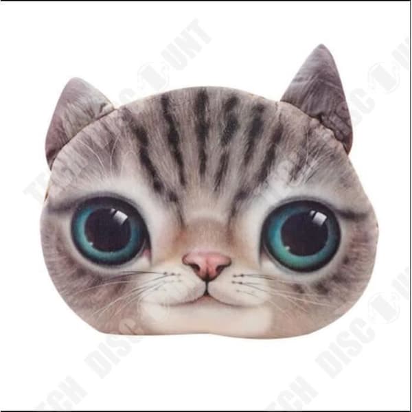 TD® Rolig 3D Cat Print Kudde Kudde Kreativ Söt Fylld Docka Present Heminredning 239103211