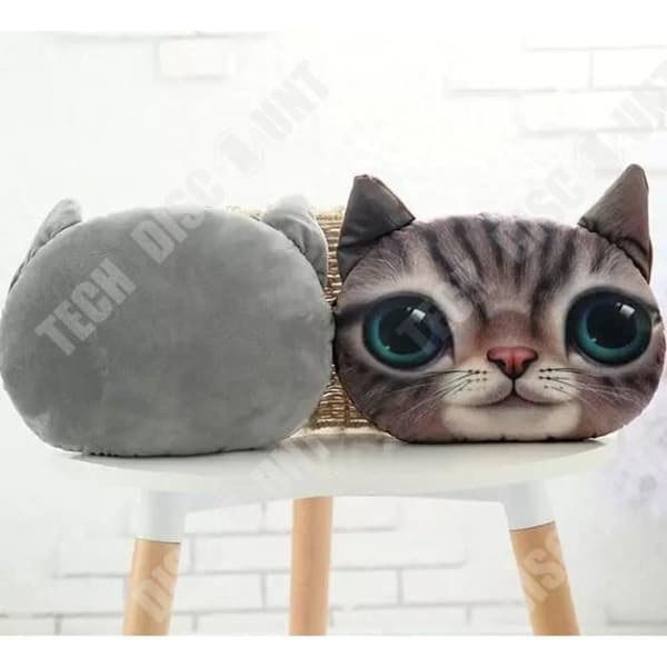 TD® Cat Print Kudde Kudde Kreativ Söt, fylld docka Present Heminredning
