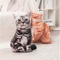 Miniatyrbild 3 av 4: TD® 3D Cat Print Creative Cushion Söt plyschleksak presenthem