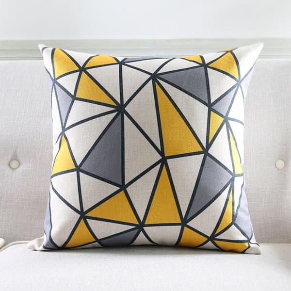 TD® Modernt geometriskt mönster Kuddfodral i bomull Idealisk - Heminredning Modern stil Maskintvättbar