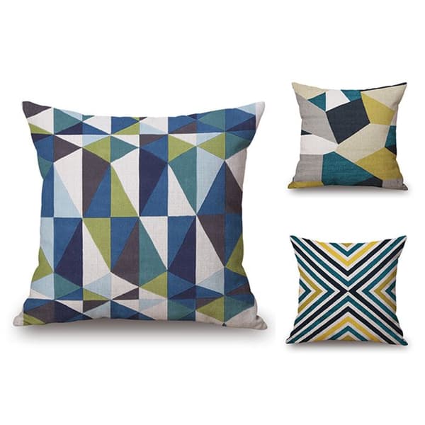 TD® Set med 5 geometriska kuddfodral Modernt modernt utseende Trendig heminredning Hållbar