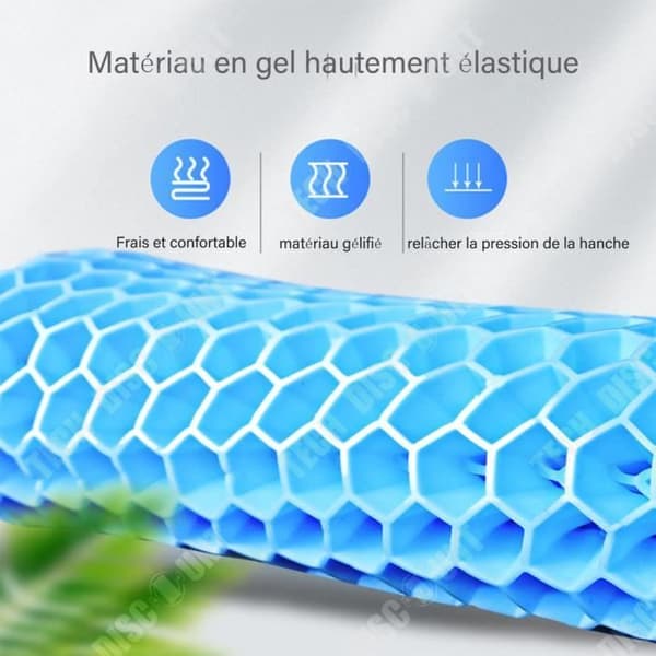 TD® Honeycomb gel äggkudde kontor andas kylande sommar stillasittande silikon is kyldyna förtjockning