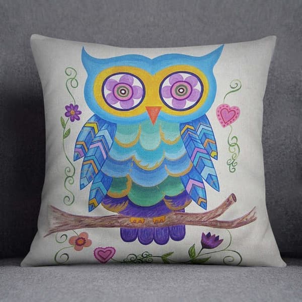 Bonamaison Kuddfodral - 1 - Kuddfodral, Polyester, Flerfärgad, 45X45 Cm