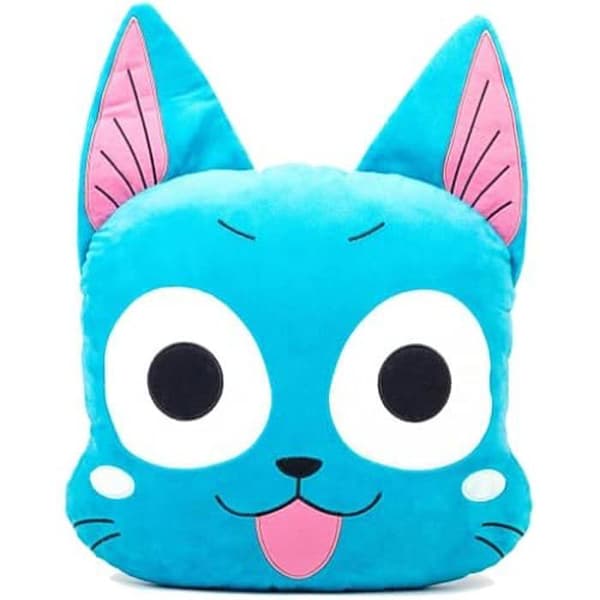 Coussin - SAKAMI - Fairy Tail Happy - Färggnall - Ideal för barn - Ej avtagbar.