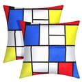 Miniatyrbild 2 av 4: Set med 2 Kuddöverdrag 45x45 cm Broderade Art Harmonia
