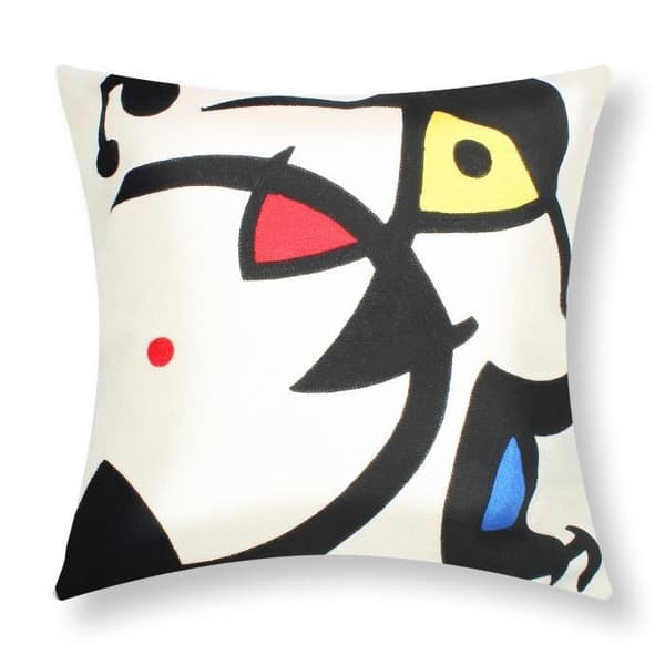 Set med 2 Kuddöverdrag 45x45 cm Broderade Art Prismus